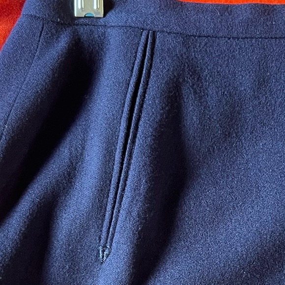 Gorgeous Vintage Mod wool 60s skirt wrap around fully lined sz med button front - Picture 5 of 10